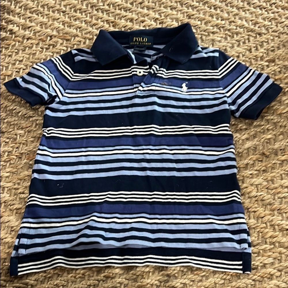 Polo by Ralph Lauren Kids Striped Blue Shirt